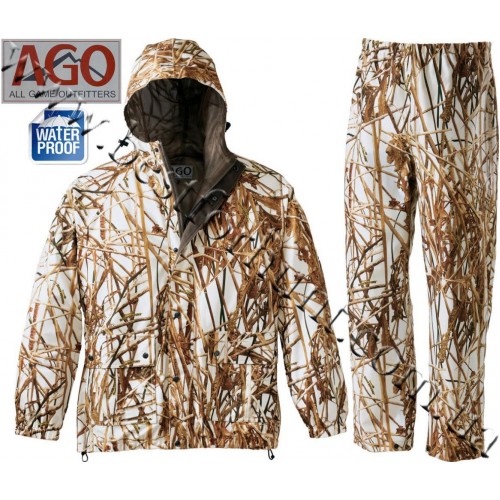 A.G.O. Waterfowl Rainwear Seclusion 3D® Backwaters® Snow