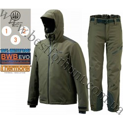 Beretta® Insulated Active Jacket GU481 Green with Beretta® Insulated Take Down Static Pants CU251 Green