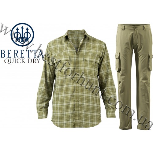 Beretta® Quick Dry Shirt and Cargo Pants Hunting Set