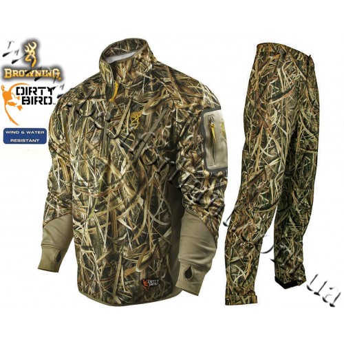 Browning® Dirty Bird™ Smoothbore Fleece Set Mossy Oak® Shadow Grass® Blades™