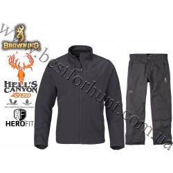 Browning® Hell's Canyon™ Speed Javelin Fast and Mobile Jacket with Browning® Wicked Wing™ Wader Pants in Charcoal