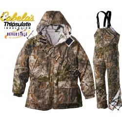 Cabela's Late Season® Reversible Set Zonz™ Woodlands-Zonz™ Woodlands Snow