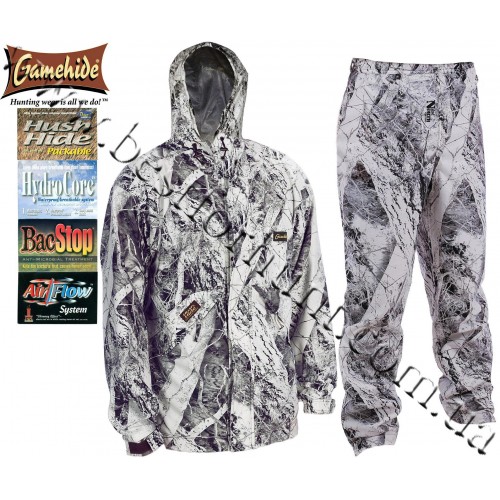 Gamehide® Journey™ Hush Hide® Waterproof Camo Naked North® Snow