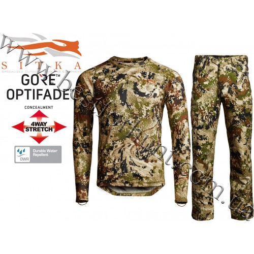 Костюм для полювання Sitka™ Gear Core Lightweight Long Sleeve Crew with Sitka™ Gear Traverse Pant GORE™ OPTIFADE™ Concealment Subalpine