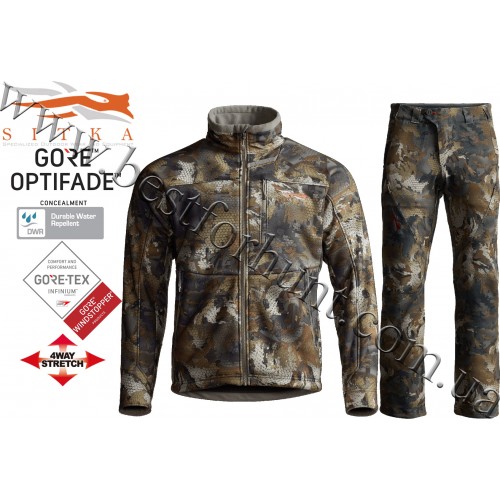 Sitka™ Gear Dakota Jacket with Dakota Pant GORE™ OPTIFADE™ Concealment Waterfowl Timber
