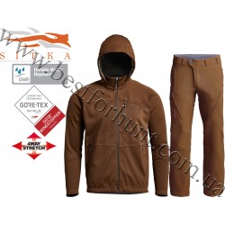 Sitka™ Gear Jetstream Jacket 600037 Mud with Sitka® Gear Grinder Pant 50199 Mud