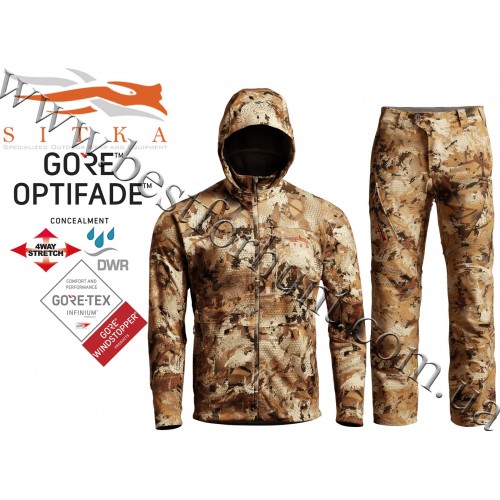 Sitka™ Gear Jetstream Jacket with Sitka™ Gear Grinder Pant GORE™ OPTIFADE™ Concealment Waterfowl Marsh
