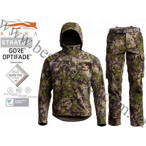 Костюм для полювання Sitka™ Gear Stratus™ Jacket 50242-COV with Sitka™ Gear Stratus™ Pant 50090-COV GORE™ OPTIFADE™ Concealment Cover