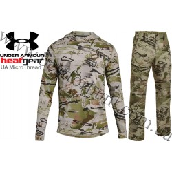 Under Armour® Microthread Early Season Hunting Base Shirt and Stealth Reaper Early Season Hunting Pants in Ridge Reaper Barren® Camo
