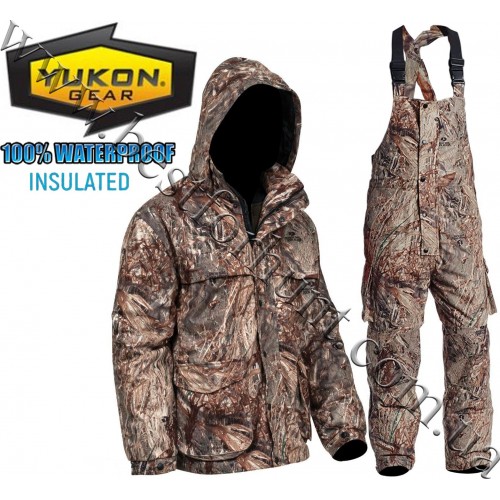 Yukon Gear® 3-in-1 Waterproof Insulated Hunting Set Mossy Oak® Duck Blind®