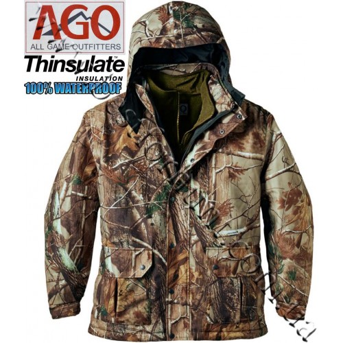 A.G.O. 3-In-1 Waterproof Insulated Parka Realtree AP®