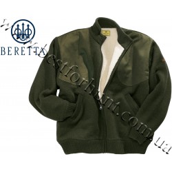 Beretta® Wind Barrier Sweater with Bear Fleece Lining PU59 Green