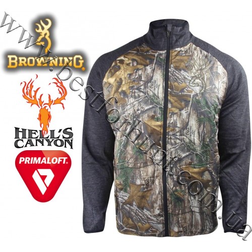 Browning® Hell's Canyon™ Approach Full Zip Hybrid Jacket Realtree Xtra®