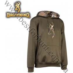 Browning® Performance Marsh Sweatshirt Hoodie Forest Night - Realtree Xtra®