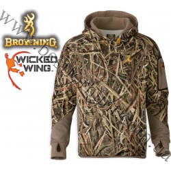 Browning® Wicked Wing™ Smoothbore Fleece Hoodie Mossy Oak® Shadow Grass® Blades™