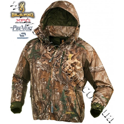Browning® XPO™ Big Game Pre-Vent® Waterproof Insulated Jacket Realtree Xtra®