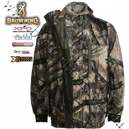 Browning® XPO™ Big Game™ Pre-Vent® Waterproof X-Change™ Jacket with Genesis Fleece™ Jacket Mossy Oak® Treestand®