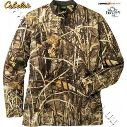 Cabela's WindShear™ Legacy Microfleece Henley Realtree MAX-4®