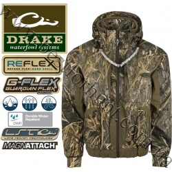 Drake® Waterfowl LST™ Reflex™ 3-in-1 Plus 2 Systems Jacket DW1050-022 Mossy Oak® Shadow Grass® Habitat™
