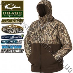 Drake Waterfowl® MST Eqwader™ Deluxe Full Zip Jacket DW2090 Mossy Oak® Shadow Grass® Blades™