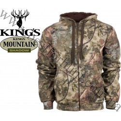 King's Camo® Classic Cotton Thermal Zip Hoodie King's Camo® Mountain Shadow®