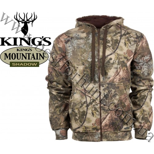 King's Camo® Classic Cotton Thermal Zip Hoodie King's Camo® Mountain Shadow®