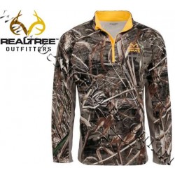 Realtree Outfitters® Performance Long-Sleeve Quarter-Zip Microfleece Pullover Realtree MAX-5®