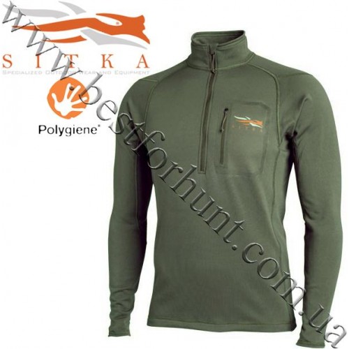Sitka™ Core Midweight Zip Top Forest
