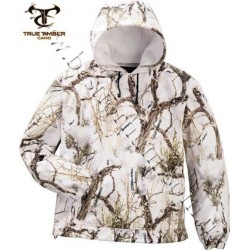 True Timber® Windproof Fleece Hoodie True Timber® MC2 Snow Camo