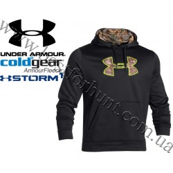 Under Armour® Storm Caliber Hoodie Black with Realtree Xtra®