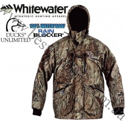 Whitewater® Ducks Unlimited® Duck Back 2-in-1 Waterproof Jacket with Liner Vest Mossy Oak® Duck Blind®