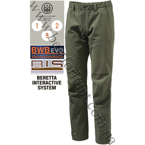 Beretta® Lite Shell Pants CU392 Green
