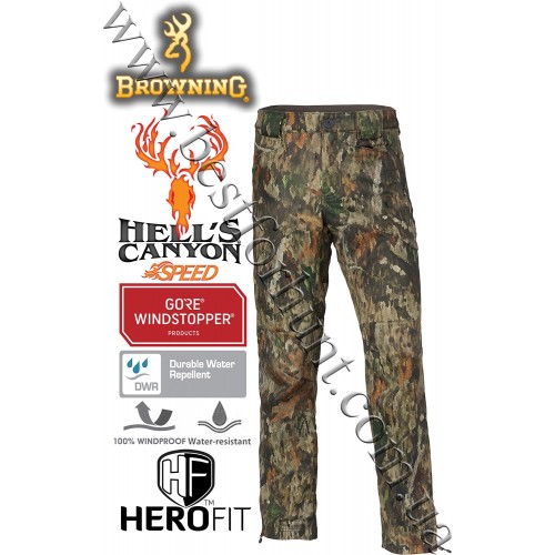 Browning® Hell's Canyon™ Speed Backcountry Fast and Mobile Gore® Windstopper® Pant A-TACS TD-X Camo™