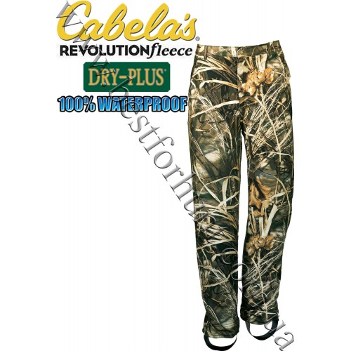 Cabela's Revolution™ Fleece Dry-Plus® Waterfowl Pants Realtree MAX-4®