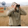 Beretta® Lightweight Shirt LU891 White and Green Check