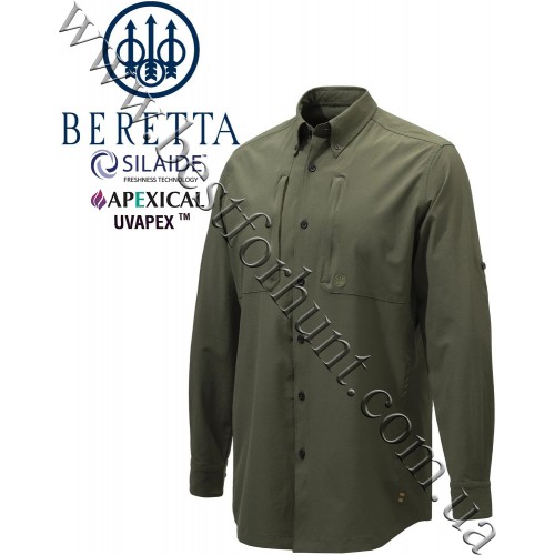 Beretta® Plain Lightweight Shirt LU901 Green Moss