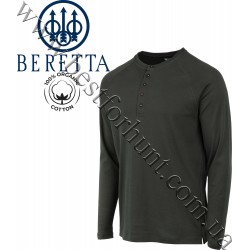 Beretta® Scout Performance Henley TS692 Green Moss