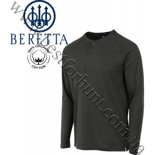 Beretta® Scout Performance Henley TS692 Green Moss