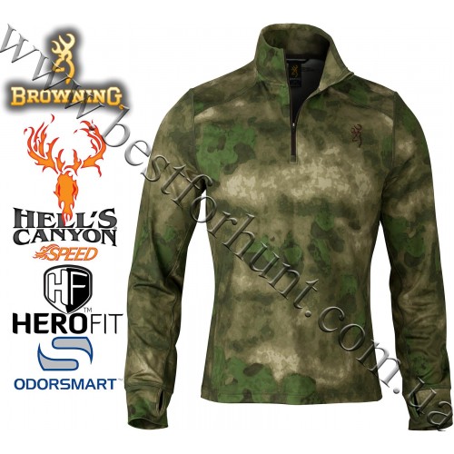 Browning® Hell's Canyon™ Speed Phase 1/4 Zip Top A-TACS FG Camo™