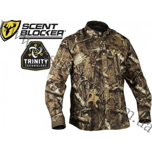 ScentBlocker® Trinity™ Featherlite® Shirt Mossy Oak® Break-Up® Infinity™