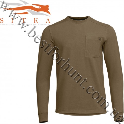 Сорочка для полювання та повсякденного використання Sitka™ Gear Foothills Long Sleeve Crew 600260-PY Pyrite