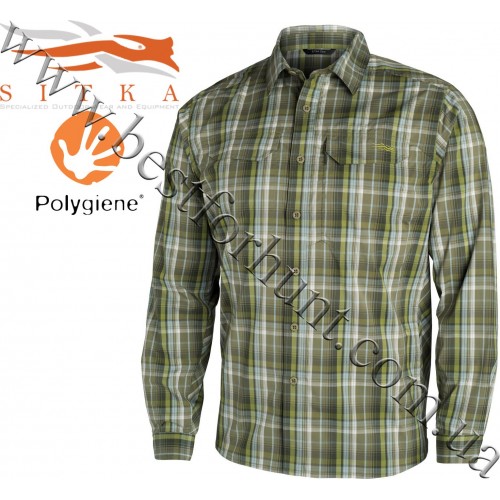 Sitka® Gear Globetrotter Long Sleeve Shirt Cargo Plaid