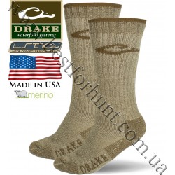 Drake Waterfowl® Merino Wool Heavyweight Boot Socks Chestnut