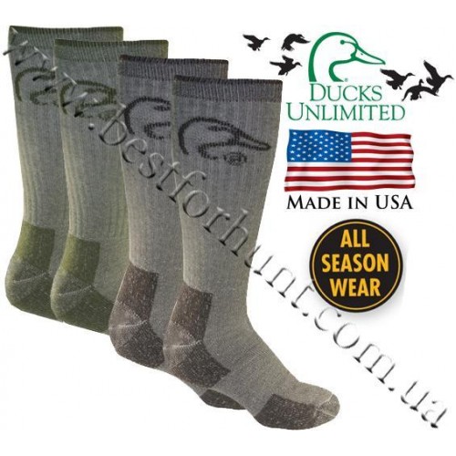 Ducks Unlimited® Merino Wool Blend Socks 2 Packs