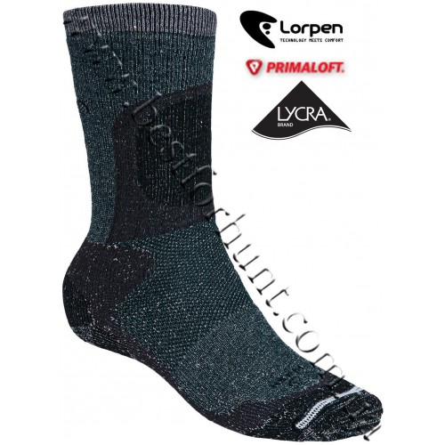 Lorpen PrimaLoft® Mid Heavyweight Hunting Socks Dark Green