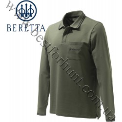 Beretta® Airmesh Polo LS MP451 Green