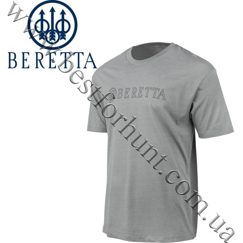 Beretta® Hardlines Short Sleeve T-Shirt TS219 Stone Heather