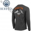 Beretta® Highball Long Sleeve T-Shirt TS205 Charcoal