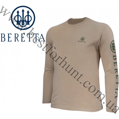 Beretta® Highball Long Sleeve T-Shirt TS205 Beige