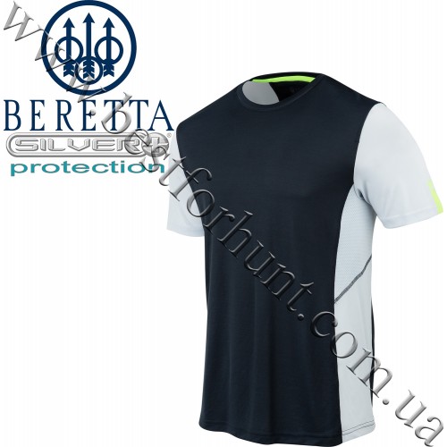 Beretta® Ice Power T-Shirt TS552 Ice Grey and Ebony